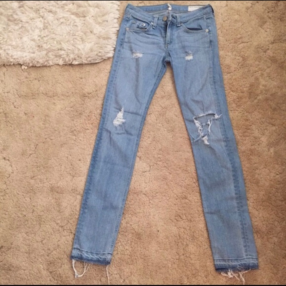 Rag & Bone destroyed jeans Sz25